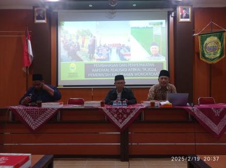 MUSYAWARAH KALURAHAN TERKAIT PENETAPAN REALISASI APBKAL TAHUN ANGGARAN 2024